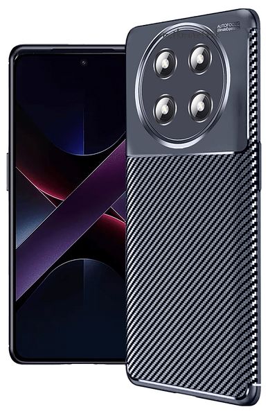 m.tk moveteck حافظة Honor Magic 7 Lite مع حماية للكاميرا، نمط كربوني بارز، غطاء نيجرو واقٍ مقاوم للألوان