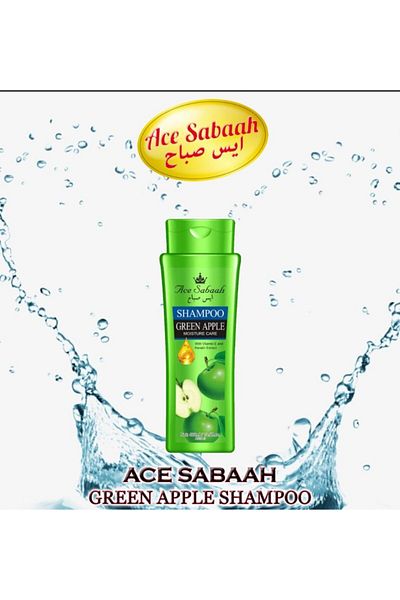 Ace Sabaah GREEN APPLE SHAMPOO 400ML X 2 PCS