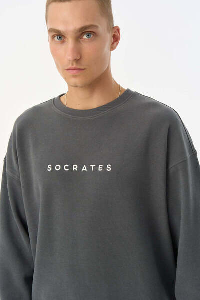 Socrates Dergi SuperSoft Не забудеш Акінчі Не забудеш Акінчі Навушники Світшот - Антрацит