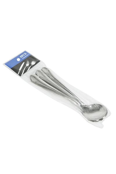 Generic 6-piece stainless steel spoon set