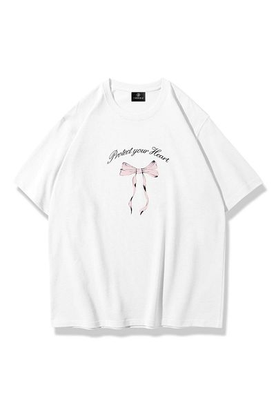 Trendiz Tricou pentru femei Protect Your Heart, alb