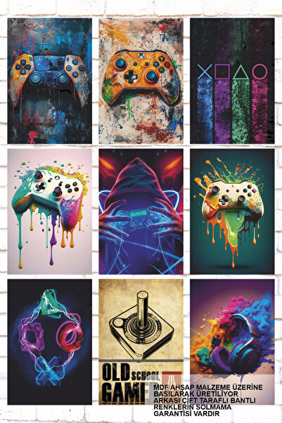 Hayat Poster геймер гравець ps pc консоль ігри кімната для підлітків 9 частин...