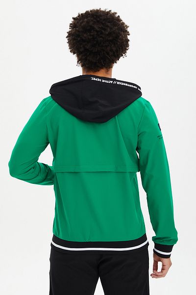 bilcee Men's Green Hooded Woven Tracksuit Top 2008