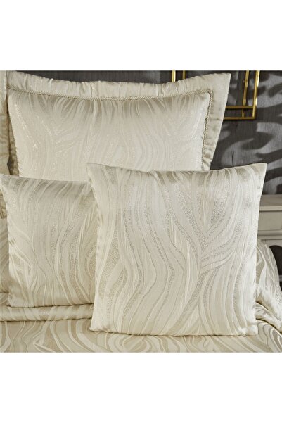 Solinas Collection Emily Krem - Gold Simli Çift Kişilik Çeyizlik Yatak Örtüsü