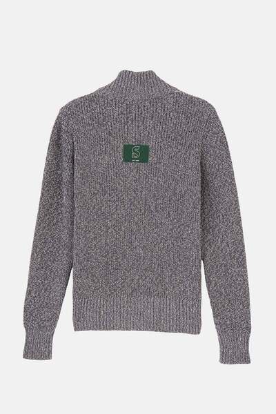 Socrates Dergi Світла футболка з логотипом та повним застібкою на блискавці