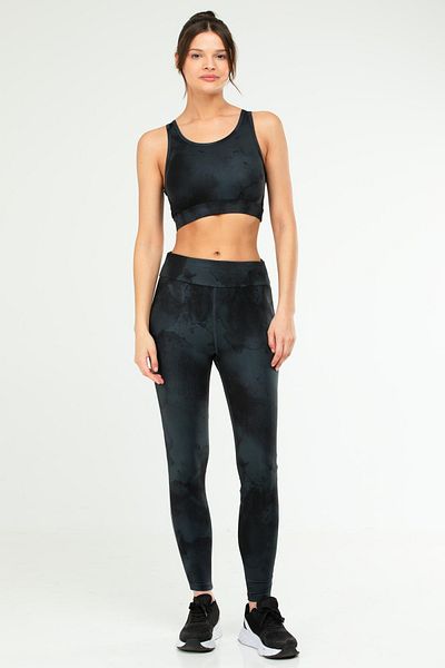 speedlife Set de jambiere cu picior skinny cu gât deschis, afumat, obișnuit Sb0852