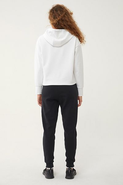 bilcee Pantaloni de sport negri din Lycra Soft pentru femei - 1589