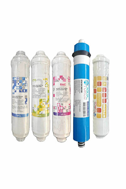 Aqua Su Arıtma Kapalı Kasa 5 Aşama Filtre Seti