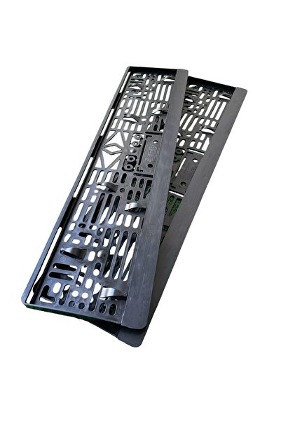 BERAY PLASTİK Beray Plastik Boş Yazısız Siyah Çıta, Siyah Kasa Oto Plakalık 2 Adet (1ÇİFT ÖN VE ARKA) Uyumlu