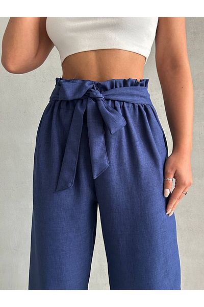 Laressi Linen Pants with Belt