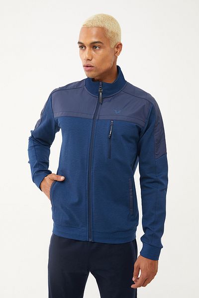 bilcee Men's Indian Pocket Detailed Woven Detailed Tracksuit Top 2012