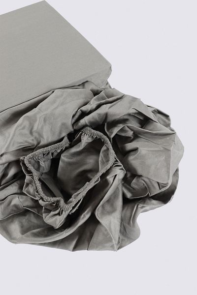Ecocotton ملاءة سرير كبيرة الحجم مصنوعة من القطن العضوي بنسبة 100%، أخضر داكن، 180 × 200 سم