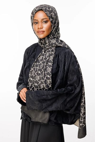Mooncorn Σάλι διπλής όψης Marrakech Pattern