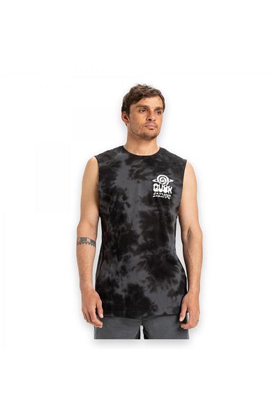 Quiksilver Ανδρικό μπλουζάκι Eqyzt08030 Td Cosmic Vibrations μαύρο