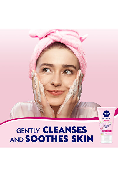 NIVEA Gentle Cleansing Face Wash, Dry Skin, 150ml