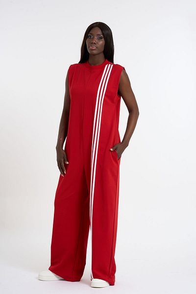 HANIQA Striped Sports Jumpsuit