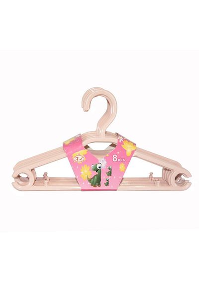 Generic 8-Piece Small Plastic Clothes Hanger Set