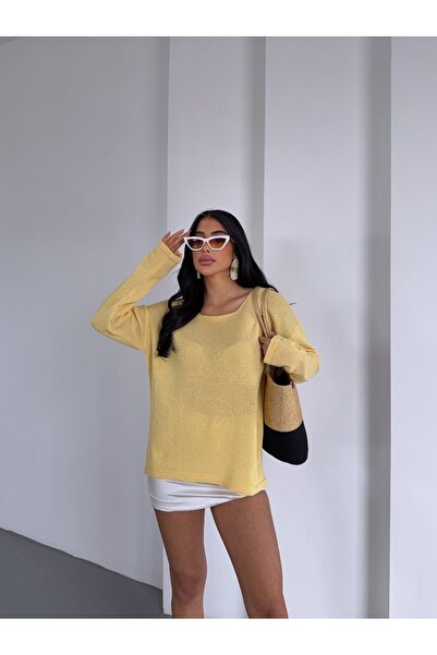 KENZA'A TRİKO Γυναικείο Πλεκτό Εποχιακό Σκάφος