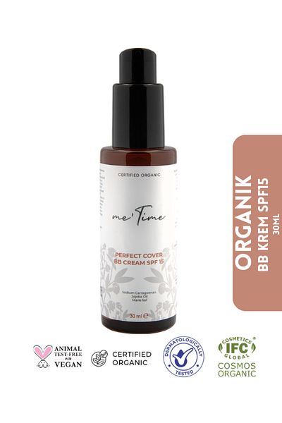 me time Organic Bb Cream Spf15 Medium Tone |   Perfect Coverage 30ml