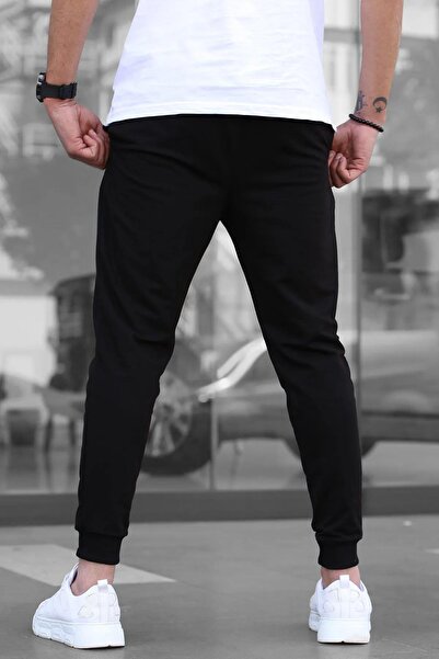 Flame Store Erkek Basic Eşofman Altı Siyah