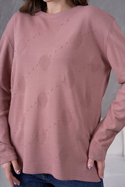 Lamierra بلوزة الأم مع تفاصيل التطريز