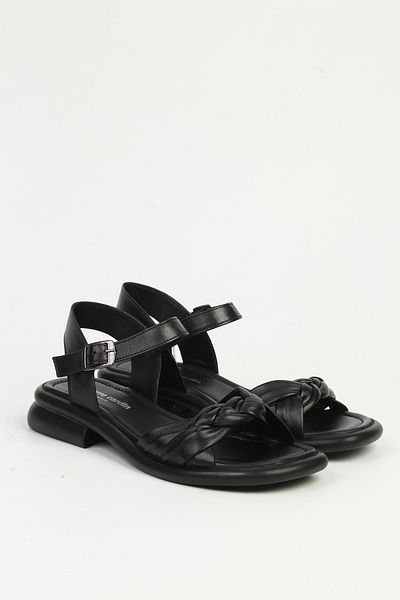 Pierre Cardin Black Women's Leather Sandals Pc-54617