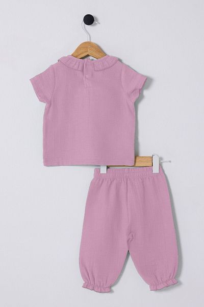 U.S. Polo Assn. U.S. Polo Assn. Baby Girl Top and Bottom Set