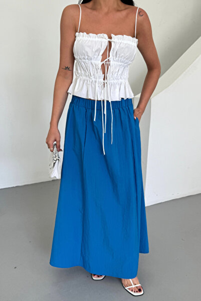 JANES ETEK ŞANEL BOY SOFT KUMAŞ - Сакс