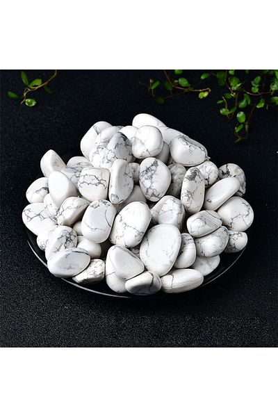 Generic Polished natural stones White crystal polishing 2-3cm/100g