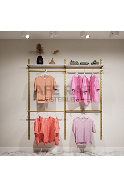 AFE DEKOR Mağaza Raf Sistemi, Askılık Sistemi, Butik Rafı, Mağaza Stand, Giyi...