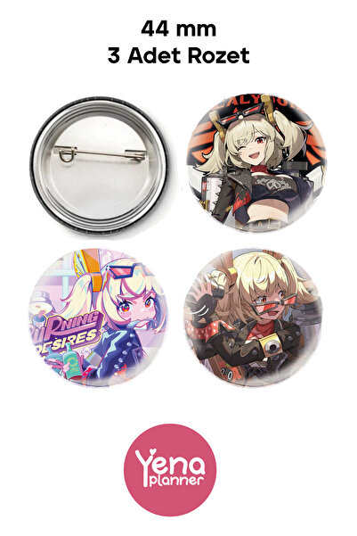 Yenaplanner Set de ornament pentru geantă Zenless Zone Zero