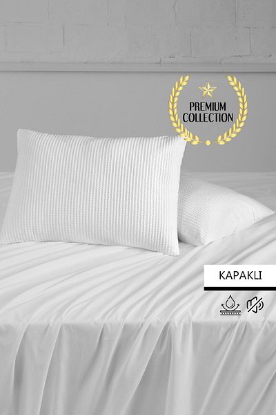 Mislina Home Saltea de protectie de perna acoperita cu lichid premium impermeabila 50x70 Cm