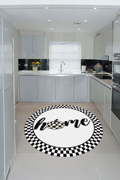 YTR HOME Dijital Baskı Yıkanabilir  Kolay Temizleni Leke Tutmaz Kaymaz Taban ...