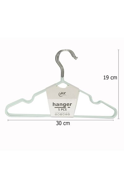 Generic 5-Piece Small Metal Clothes Hanger Set
