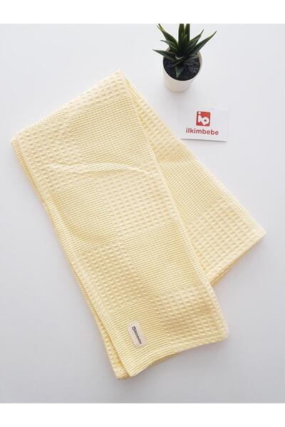 ilkimbebe بطانية وافل بايك للأطفال 85x90