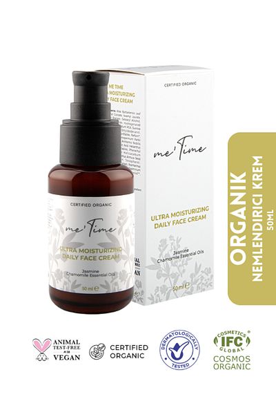 me time 50ml Organic Moisturizing Daily Face Care Cream