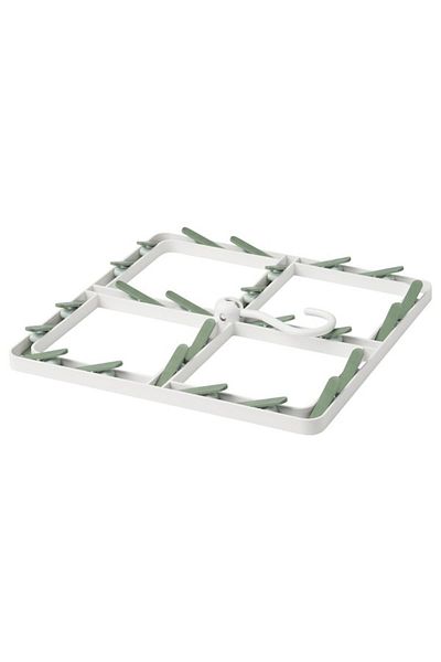 IKEA SLIBB Hang Dryer with 24 Clothes Pegs – Green | Space-Saving Drying Solution