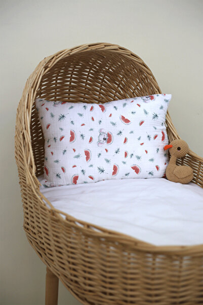Muslin Patterned Nano Gel Baby Pillow 35x45 cm - ZTYASTIK