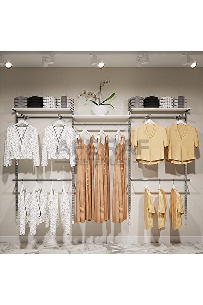 AFE DEKOR Askılık Sistemi, Giyinme Odası Raf-askılık Sistemi , Raf Sistemi ,m...