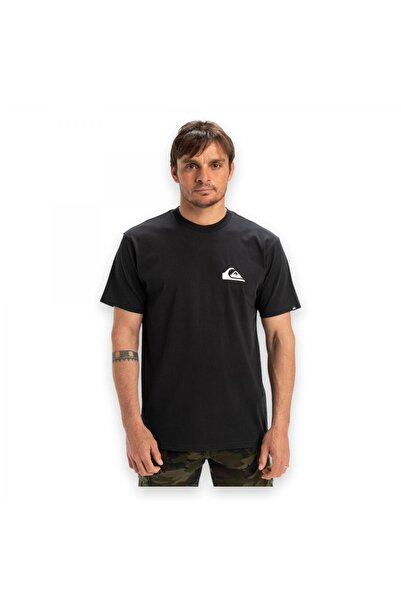 Quiksilver Eqyzt08042 Home Mini Logo Ss Black Men's T-Shirt