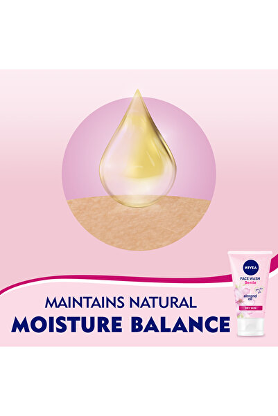 NIVEA Gentle Cleansing Face Wash, Dry Skin, 150ml, Pack of 2