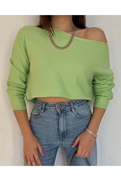 SHUGAA KADIN FİTİLLİ TEK OMUZ OLARAKTA KULLANILABİLEN ÇELİK BLUZ