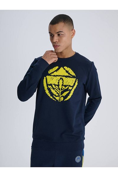Fenerium Mikina Fenerbahce Marineblau Tribune Herren
