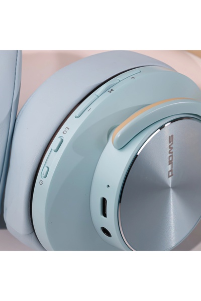 SWORD Bluetooth 5.3 Kulak Üstü Kulaklık, Hoparlör Modu, Ekstra Bass, 25 Saat Pil Ömrü, Koruma Kılıfı