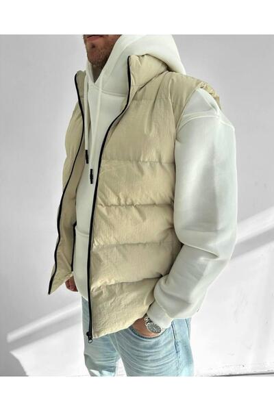 CAST COLLECTİON Erkek Bej  Rengi  Yelek