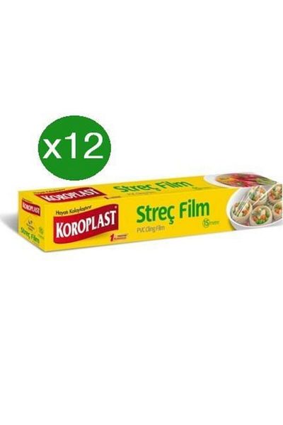 Koroplast Stretch Film 100 Meters X 12 Pieces - Cutting Blade Gift