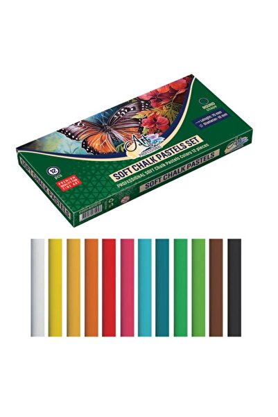 artline Σετ 12 μολυβιών παστέλ κιμωλίας 10 mm