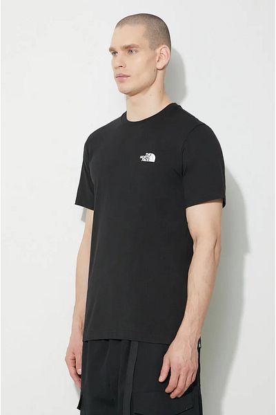 THE NORTH FACE Men's black t-shirt simple dome tee black The North face