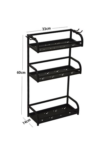 Generic 3-Tier Multi-Use Metal Organizer Rack