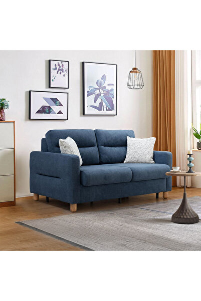 Ukay Home Nord İkili Yataklı Koltuk - Mavi